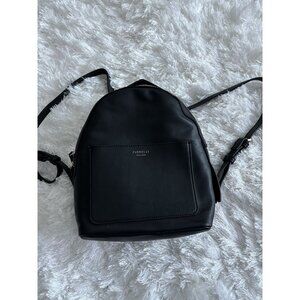FIORELLI Black Anouk‎ small Black Backpack Purse Bag Minimalist